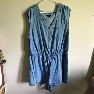 Light denim romper Women’s 2X
